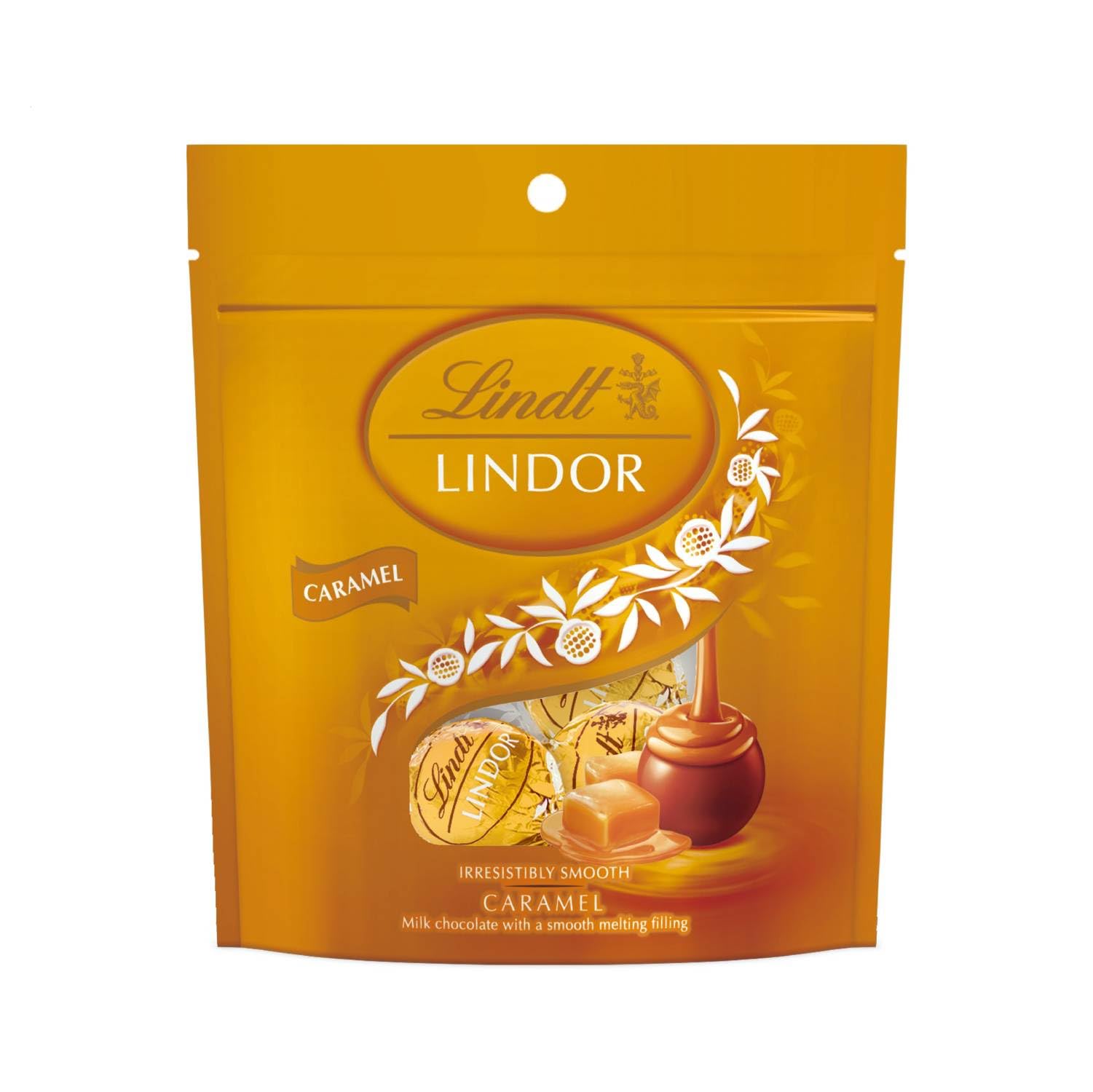 LINDOR キャラメル 4個入り Amazon | リンツ リンドール・キャラメルパック 4P(48g